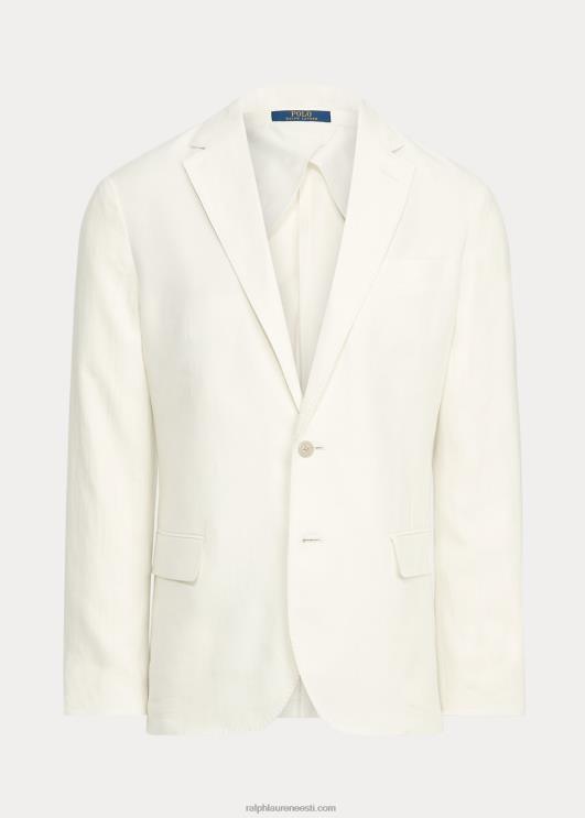 Ralph Lauren mehed polo pehme linane ülikonna jope PR0V8457 pärgamendikreem