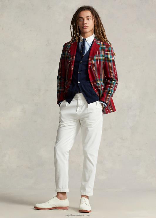 Ralph Lauren mehed polo pehme ruuduline linane ülikonna jope PR0V1272 punane/roheline multi