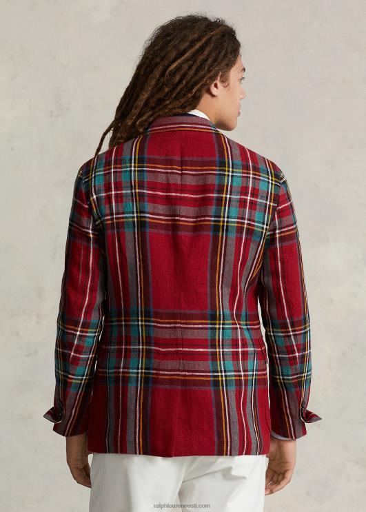 Ralph Lauren mehed polo pehme ruuduline linane ülikonna jope PR0V1272 punane/roheline multi