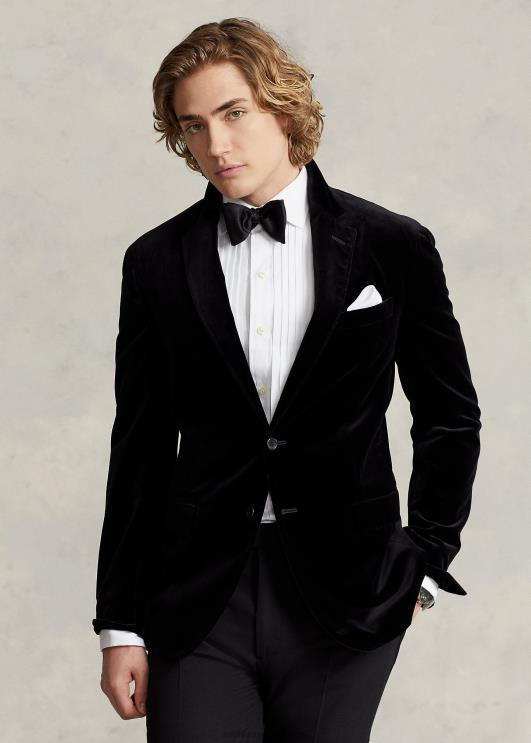 Ralph Lauren mehed polo pehme sametjakk PR0V844 must