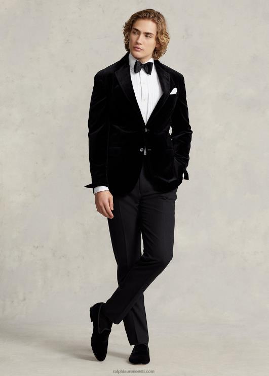 Ralph Lauren mehed polo pehme sametjakk PR0V844 must