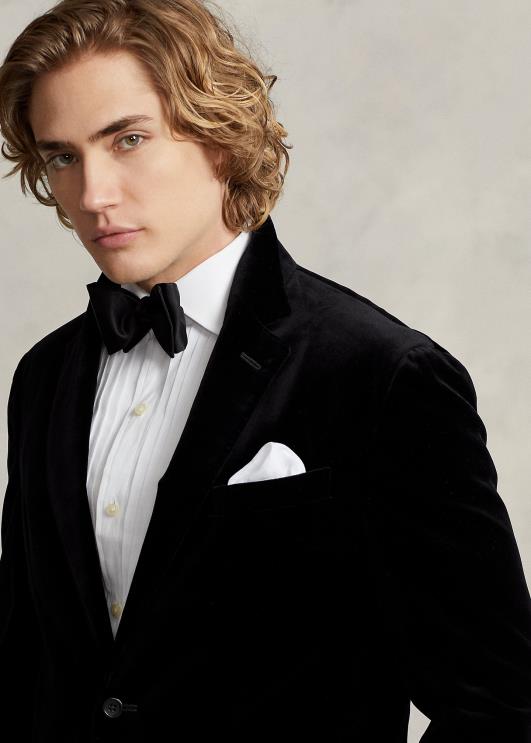 Ralph Lauren mehed polo pehme sametjakk PR0V844 must