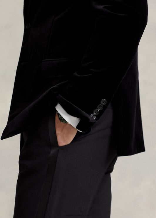 Ralph Lauren mehed polo pehme sametjakk PR0V844 must