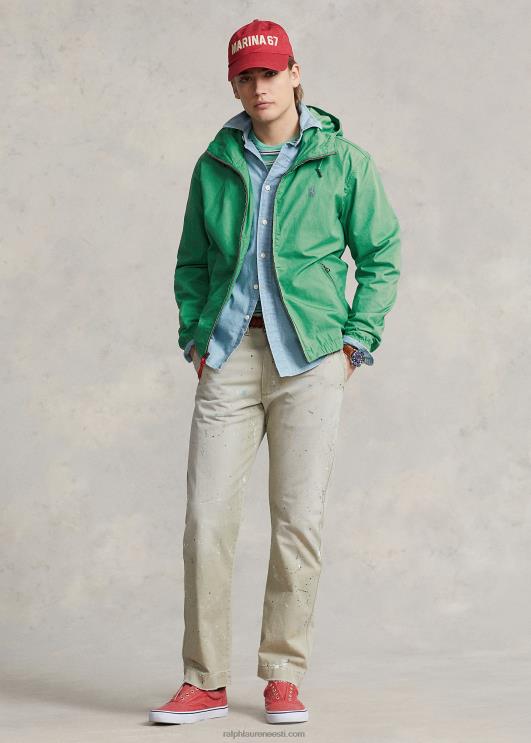 Ralph Lauren mehed popliinist kapuutsiga jope PR0V947 parveroheline