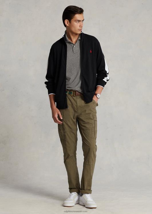 Ralph Lauren mehed puuvillane interlock track jope PR0V594 must