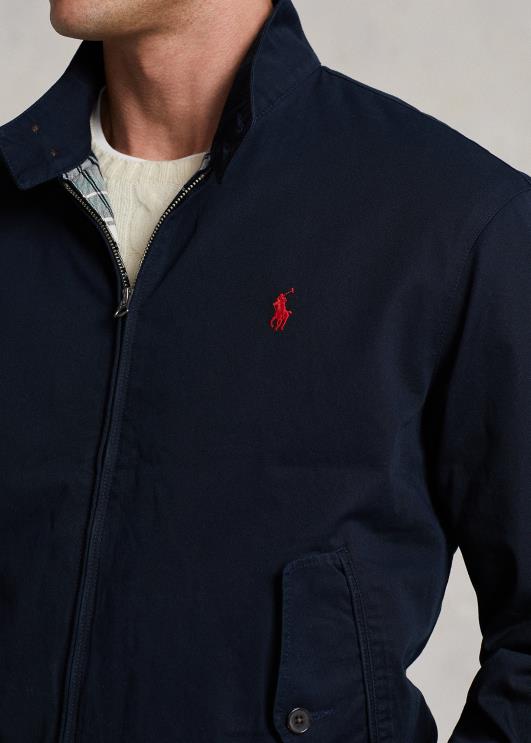 Ralph Lauren mehed puuvillane toimse jope PR0V8580 kollektsiooni merevägi