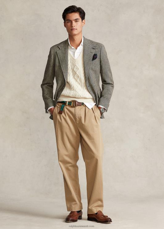 Ralph Lauren mehed rl67 jope PR0V8522 must ja kreemjas