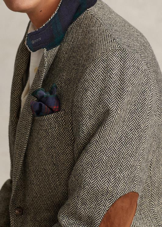 Ralph Lauren mehed rl67 jope PR0V8522 must ja kreemjas