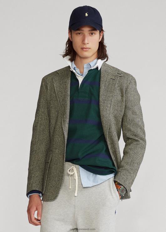 Ralph Lauren mehed rl67 kalasaba jope PR0V1300 must ja kreemjas