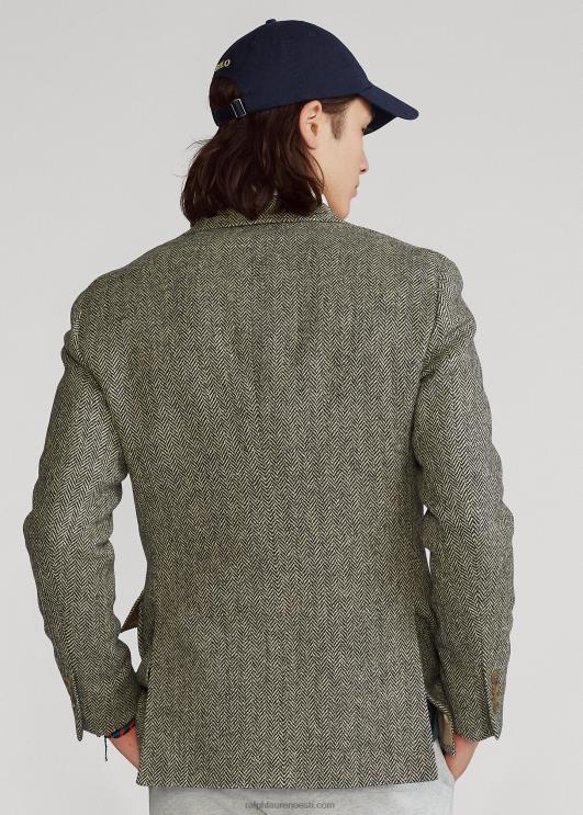 Ralph Lauren mehed rl67 kalasaba jope PR0V1300 must ja kreemjas