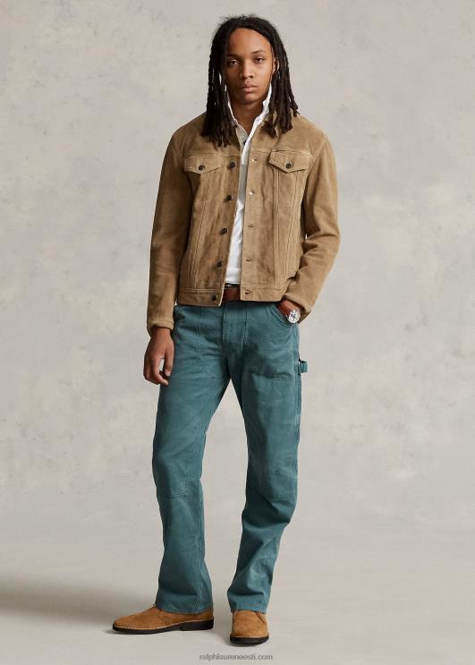 Ralph Lauren mehed seemisnahast rekkamehe jope PR0V1191 kõrbe khaki