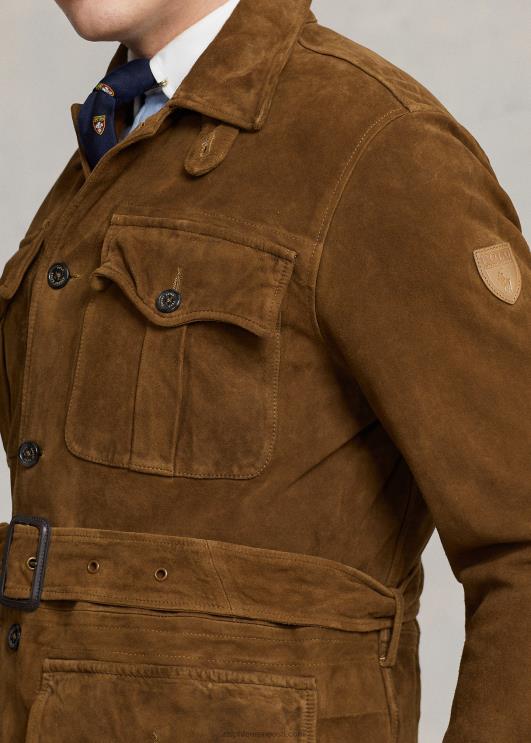 Ralph Lauren mehed seemisnahast vööga tarbejope PR0V1210 sepp pruun