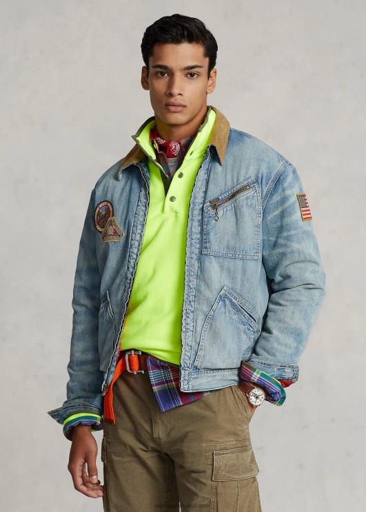 Ralph Lauren mehed teksasest rekkamehe jope PR0V1155 jaanai pesta