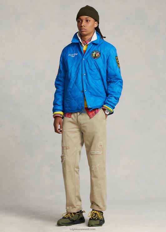 Ralph Lauren mehed tepitud treeneri jope PR0V121 dakota sinine