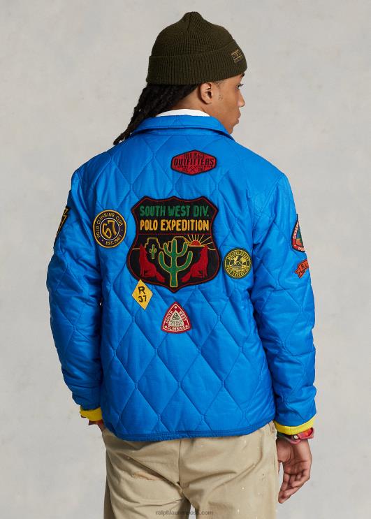 Ralph Lauren mehed tepitud treeneri jope PR0V121 dakota sinine