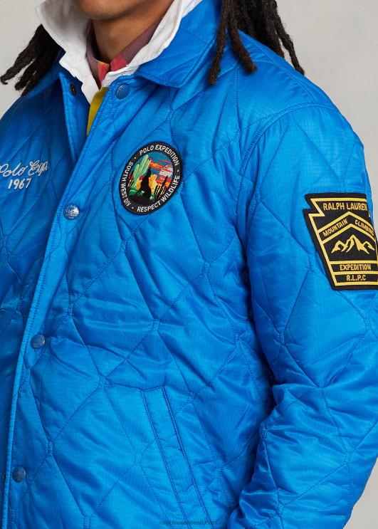 Ralph Lauren mehed tepitud treeneri jope PR0V121 dakota sinine