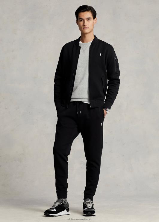 Ralph Lauren mehed topelt kootud bomber jope PR0V566 must