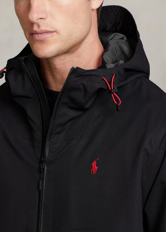 Ralph Lauren mehed veekindel kapuutsiga jope PR0V1162 must