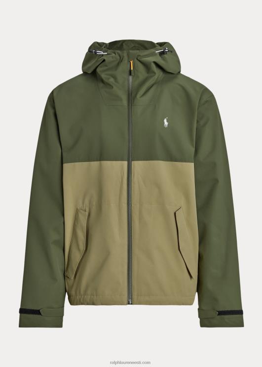 Ralph Lauren mehed veekindel kapuutsiga jope PR0V1174 tume salvei multi