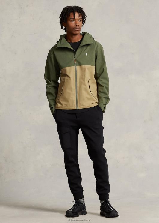 Ralph Lauren mehed veekindel kapuutsiga jope PR0V1174 tume salvei multi