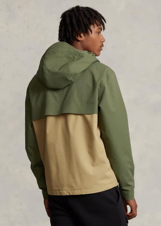 Ralph Lauren mehed veekindel kapuutsiga jope PR0V1174 tume salvei multi