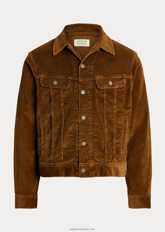 Ralph Lauren mehed veniv velvetist rekkamehe jope PR0V8492 khaki