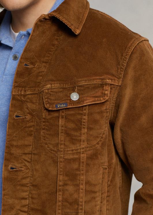 Ralph Lauren mehed veniv velvetist rekkamehe jope PR0V8492 khaki