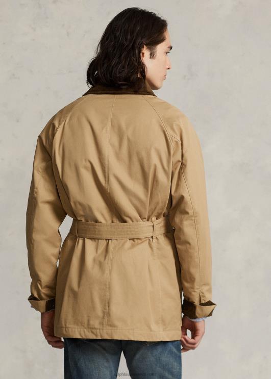 Ralph Lauren mehed ventileeritava vööga jope PR0V1285 kõrbe khaki
