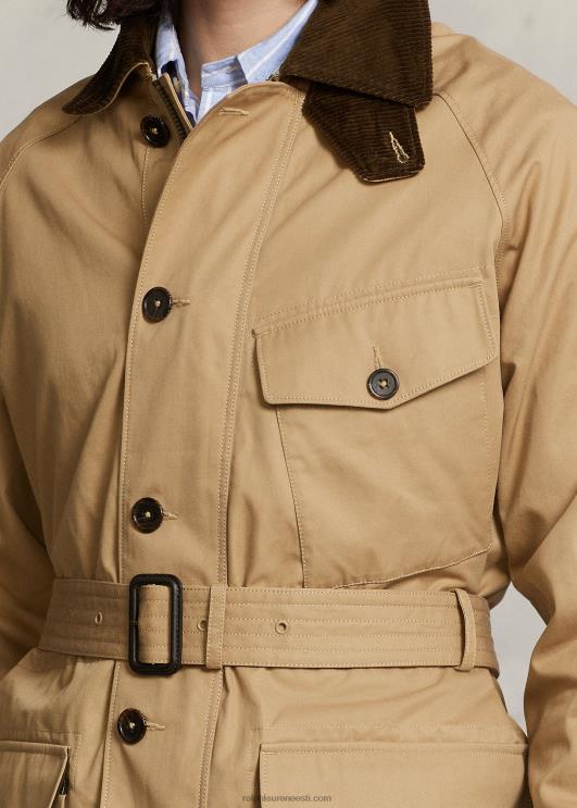 Ralph Lauren mehed ventileeritava vööga jope PR0V1285 kõrbe khaki