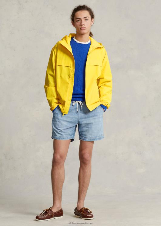 Ralph Lauren mehed vetthülgav kapuutsiga jope PR0V8382 sidrunipuru