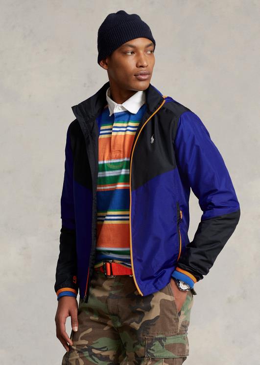 Ralph Lauren mehed vetthülgav ripstop jope PR0V128 linn kuninglik/must