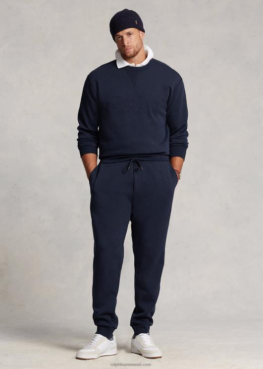 Ralph Lauren mehed logoga reljeefsed topeltkootud jooksupüksid PR0V1367 lennuväe merevägi