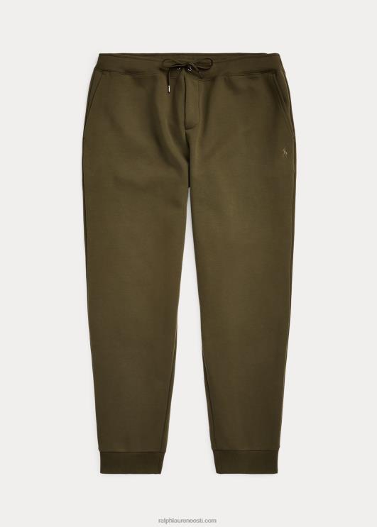 Ralph Lauren mehed logoga reljeefsed topeltkootud jooksupüksid PR0V1368 firma oliiv