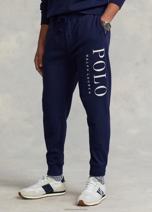 Ralph Lauren mehed logoga tikitud fliisist jooksupüksid PR0V1245 kruiisilaevastik