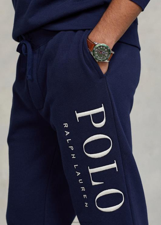 Ralph Lauren mehed logoga tikitud fliisist jooksupüksid PR0V1245 kruiisilaevastik