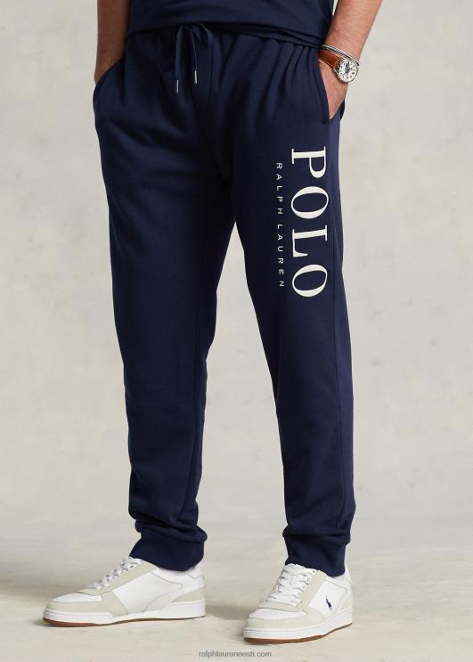 Ralph Lauren mehed logoga tikitud fliisist jooksupüksid PR0V1882 kruiisilaevastik