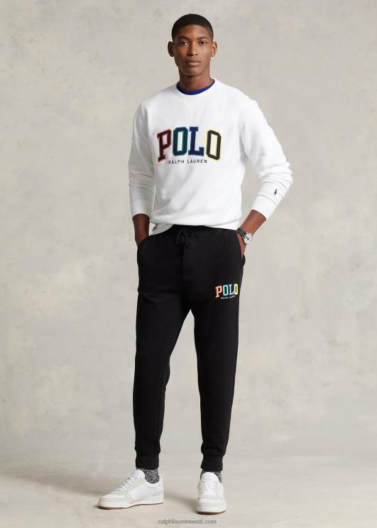 Ralph Lauren mehed rl fliisist logoga jooksupüksid PR0V688 must