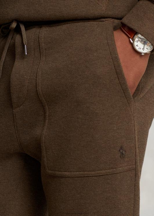 Ralph Lauren mehed topeltkootud võrgust jooksupüksid PR0V1024 pruun kanarbik