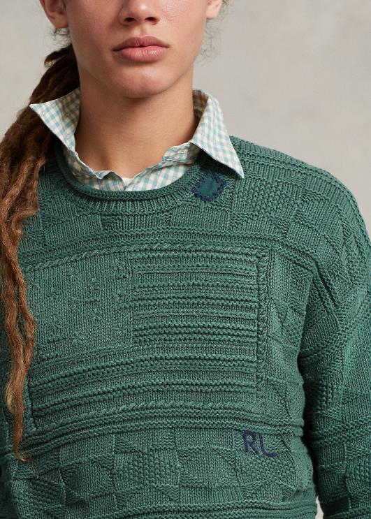 Ralph Lauren mehed lipuline puuvillane rullkaelusega kampsun PR0V129 uus metsakanarbik