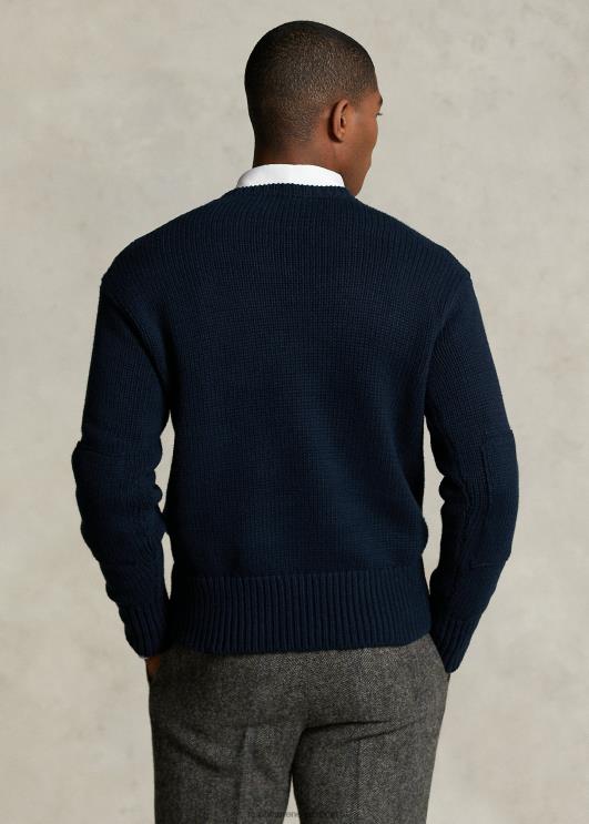 Ralph Lauren mehed morehouse kollektsiooni 1867 kampsun PR0V1235 merevägi