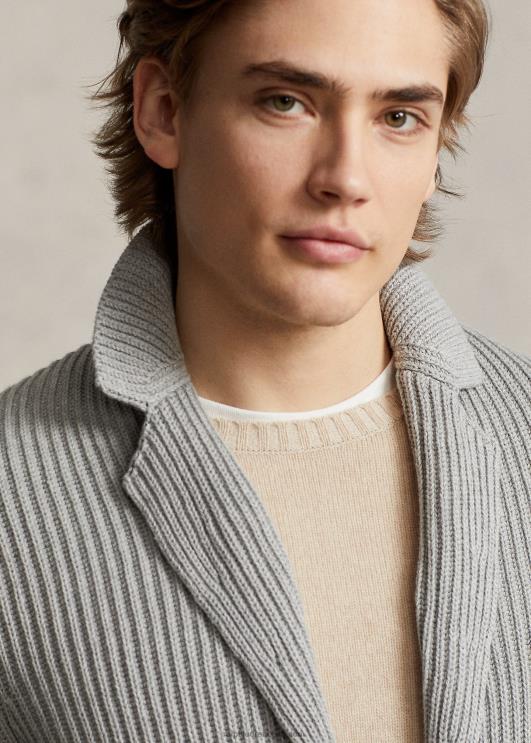 Ralph Lauren mehed puuvilla-kašmiirist bleiserkardigan PR0V1236 hall