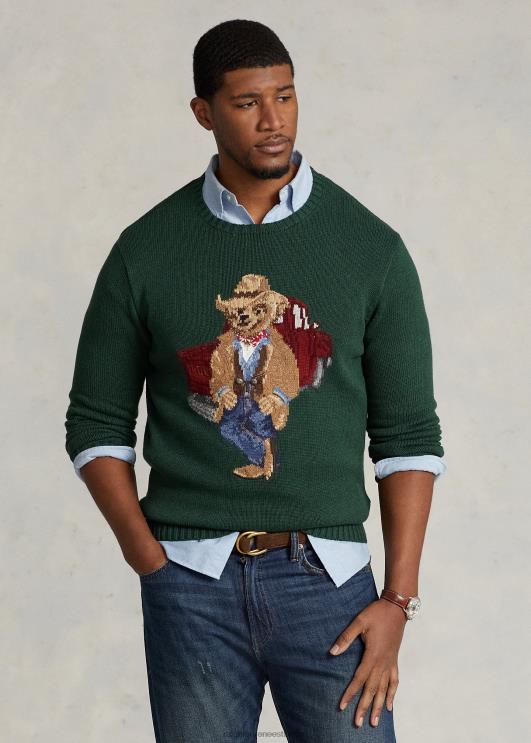 Ralph Lauren mehed puuvillane polo karu kampsun PR0V1650 uus metsakanarbik