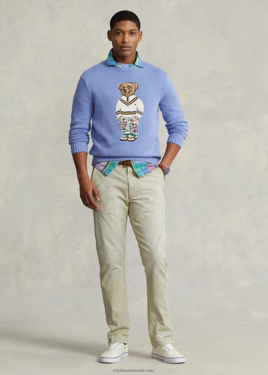 Ralph Lauren mehed puuvillane polo karu kampsun PR0V835 pehme kuninglik