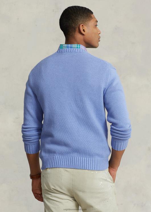 Ralph Lauren mehed puuvillane polo karu kampsun PR0V835 pehme kuninglik