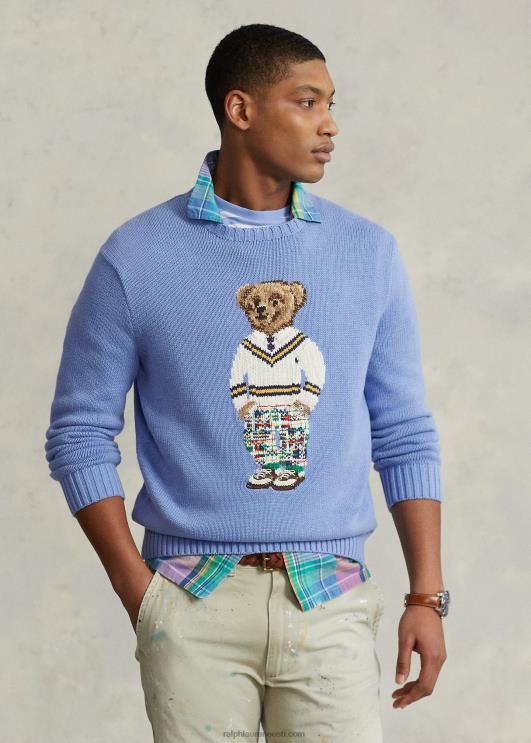 Ralph Lauren mehed puuvillane polo karu kampsun PR0V835 pehme kuninglik