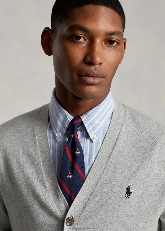 Ralph Lauren mehed puuvillane v-kaelusega kardigan PR0V397 ja üle kanarbiku