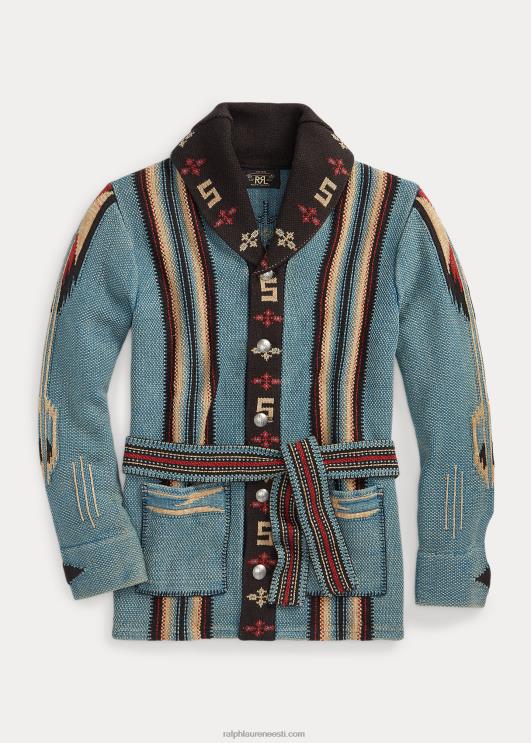 Ralph Lauren mehed puuvillasegu rantšo kardigan PR0V1780 indigo multi