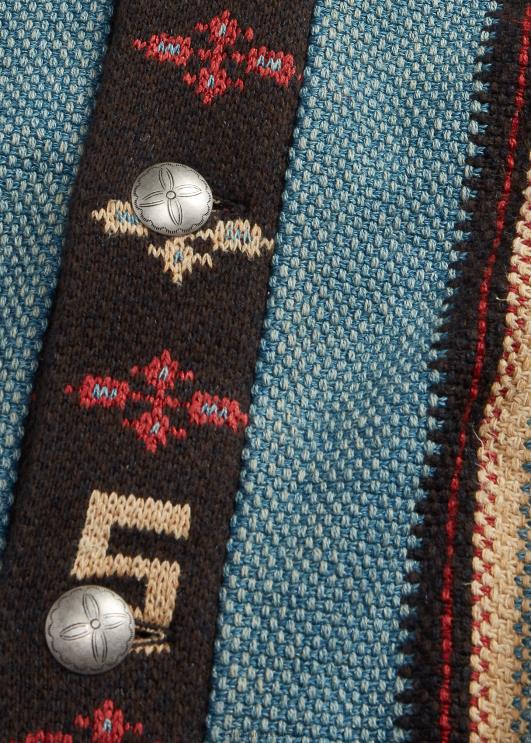 Ralph Lauren mehed puuvillasegu rantšo kardigan PR0V1780 indigo multi