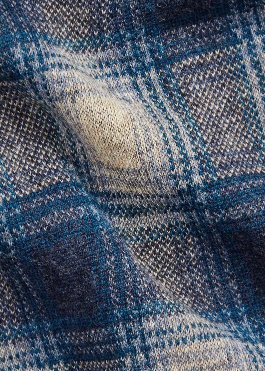 Ralph Lauren mehed ruuduline villa-kašmiirist töösärgi kampsun PR0V1740 sinine multi