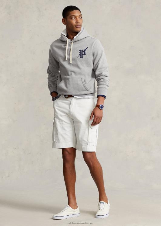 Ralph Lauren mehed 10,5-tolline pingevaba istuvusega toimne lasti lühike PR0V319 tekipesu valge